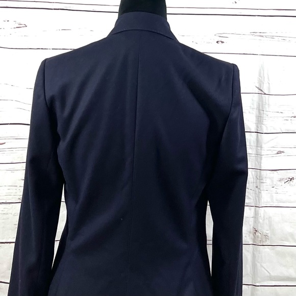 Ralph Lauren Black Label Blazer Women’s Size 8 Blue 100% Wool USA Made. - Picture 6 of 10